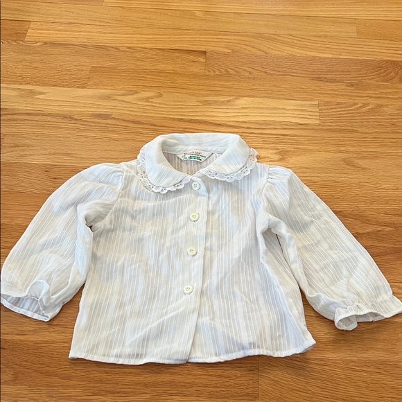 Health-tex Other - Vintage Health-Tex White girls 2T with Lace Collar